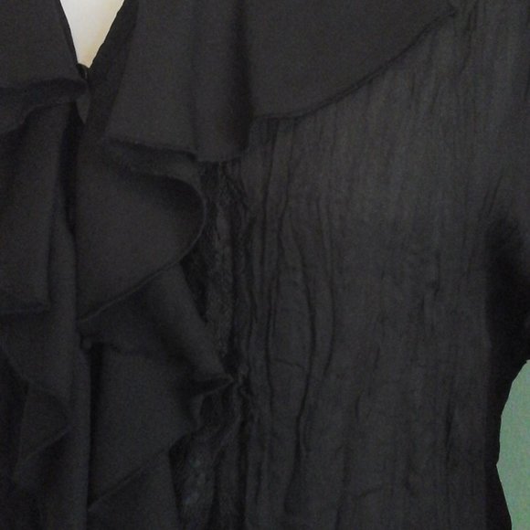 Jessica Black Blouse XL - Picture 2 of 4